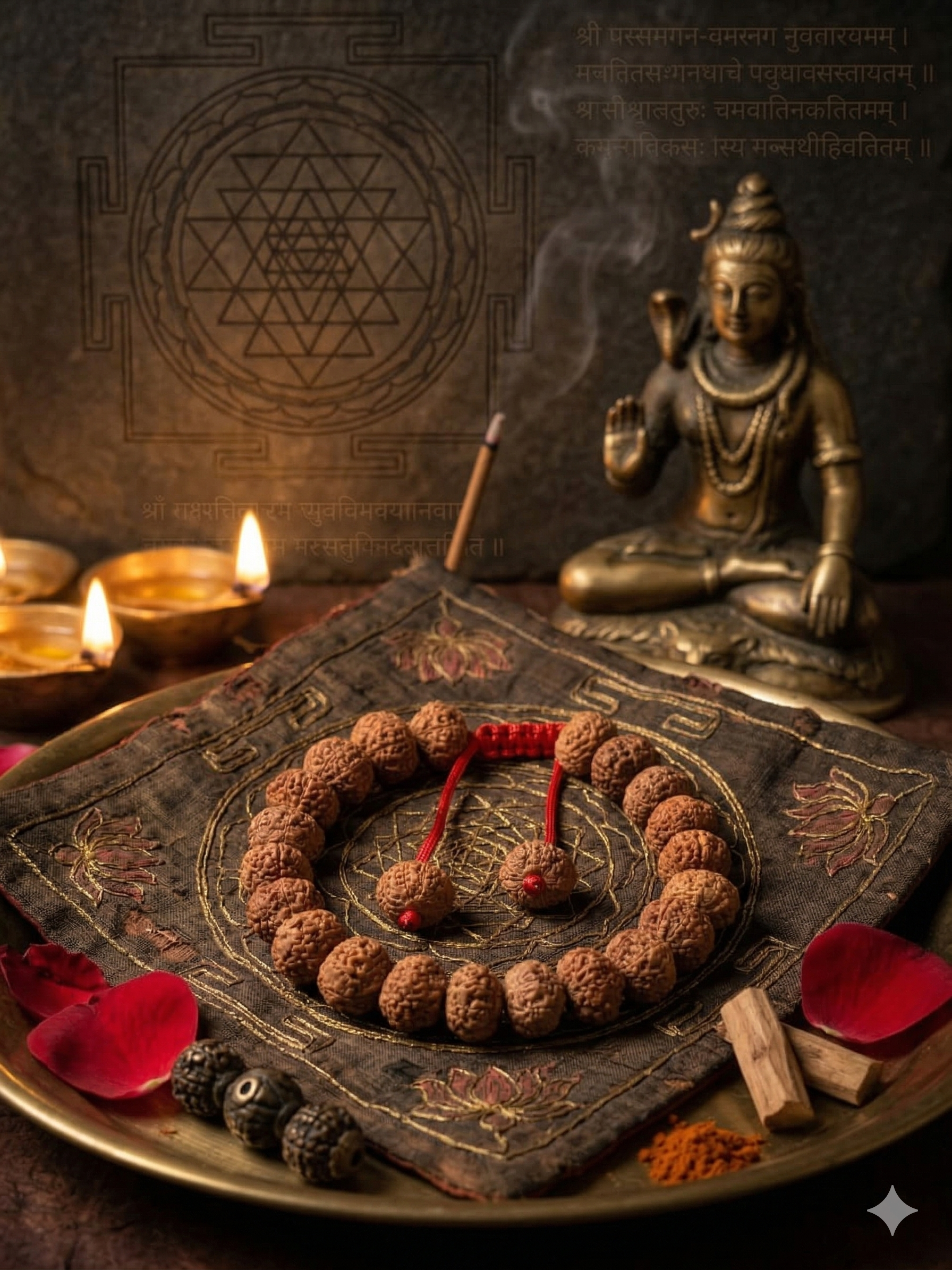 Protection & Solar Plexus Chakra Bracelet – Rudraksha (27 Beads, All Zodiac Signs)