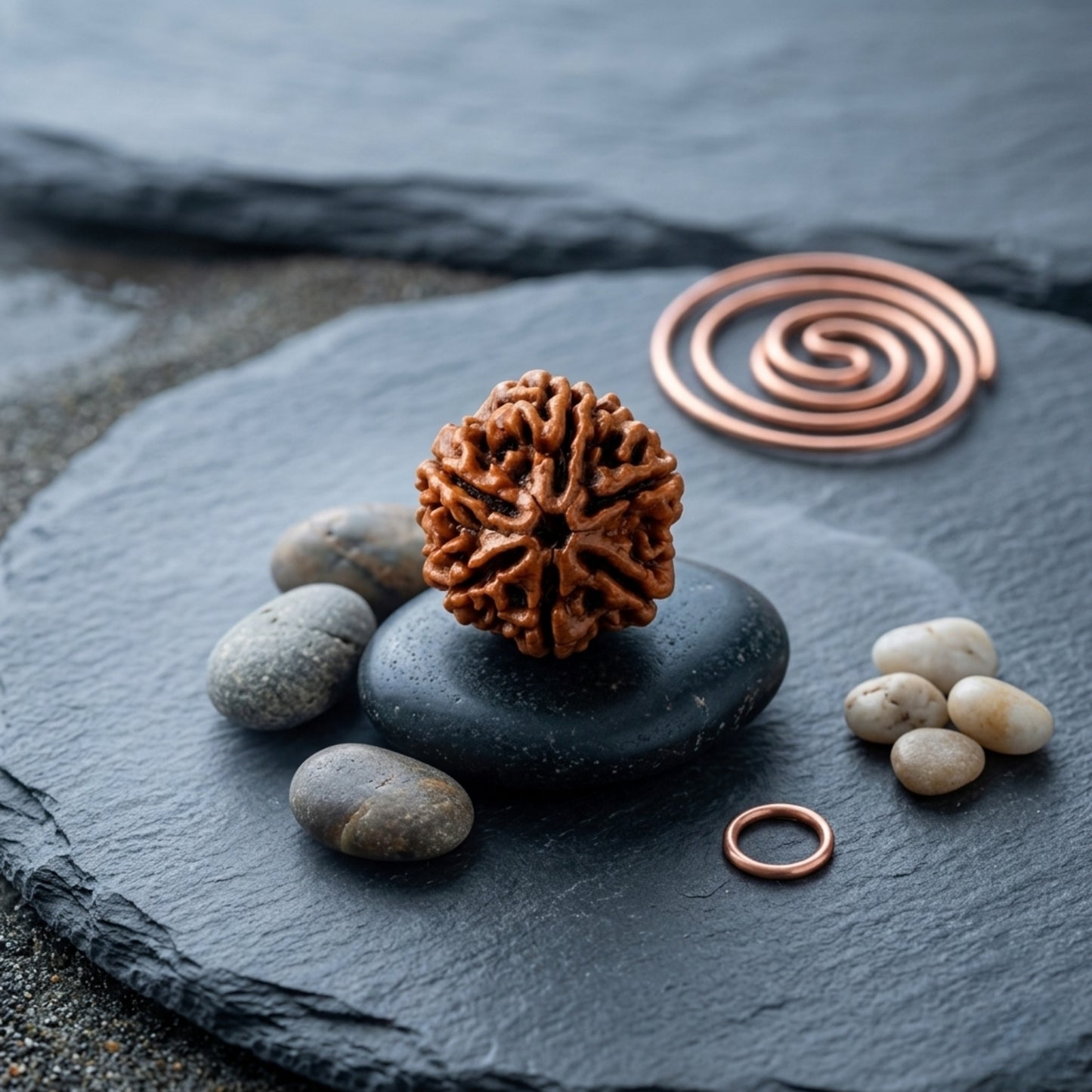 6 Mukhi Nepal Rudraksha (Full Seed) – X-Ray Certified Original Six Face Bead