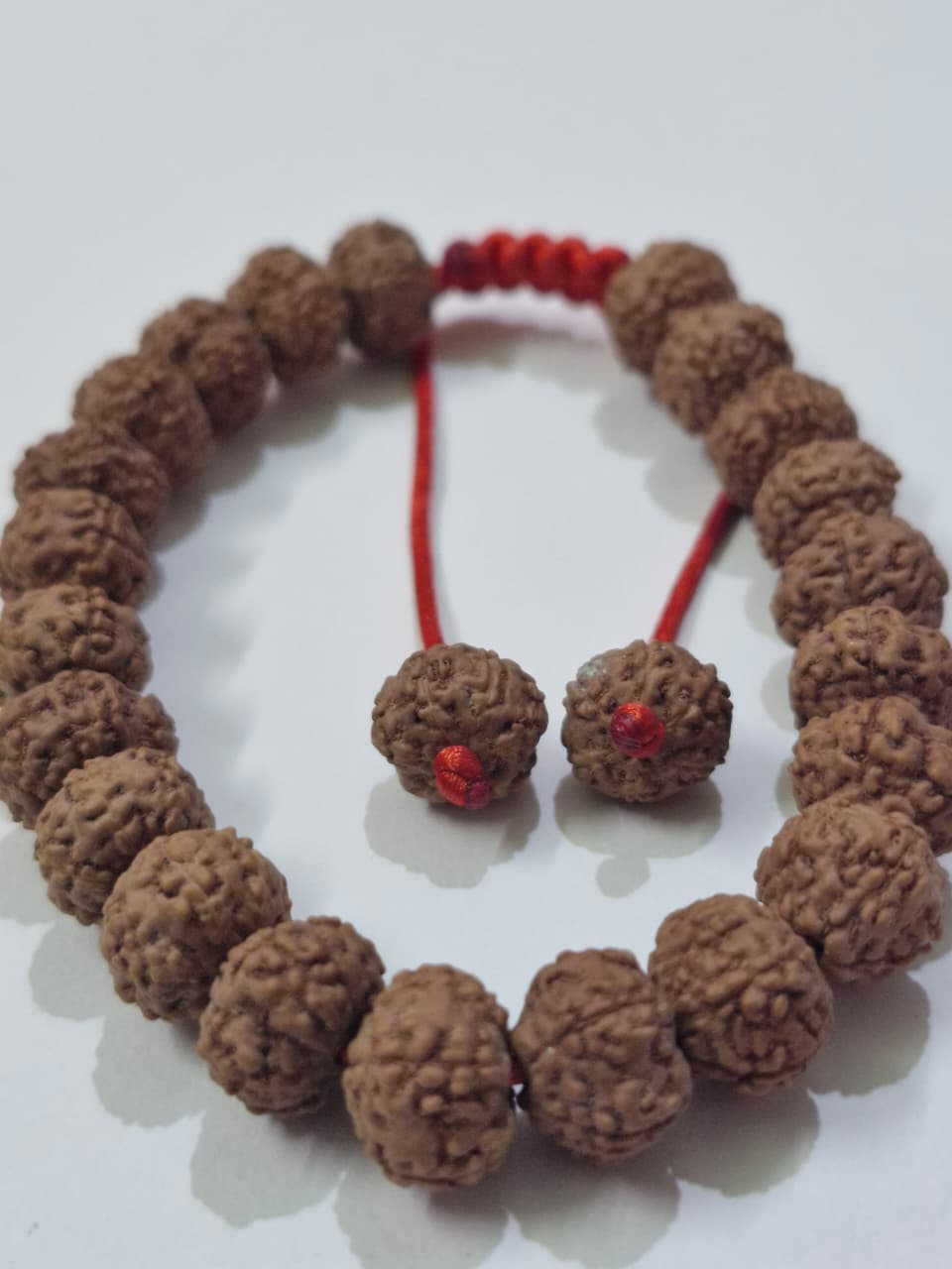 Confidence & Strength Bracelet – Natural Rudraksha (27 Beads, X-Ray Certified)