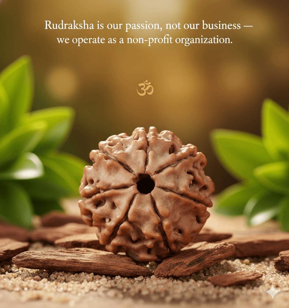 Rudraksha 7 Mukhi Indonesia 17mm+ – Hạt nguyên vẹn được kiểm định trong phòng thí nghiệm kèm chứng nhận X-quang | Rudraksha-Store