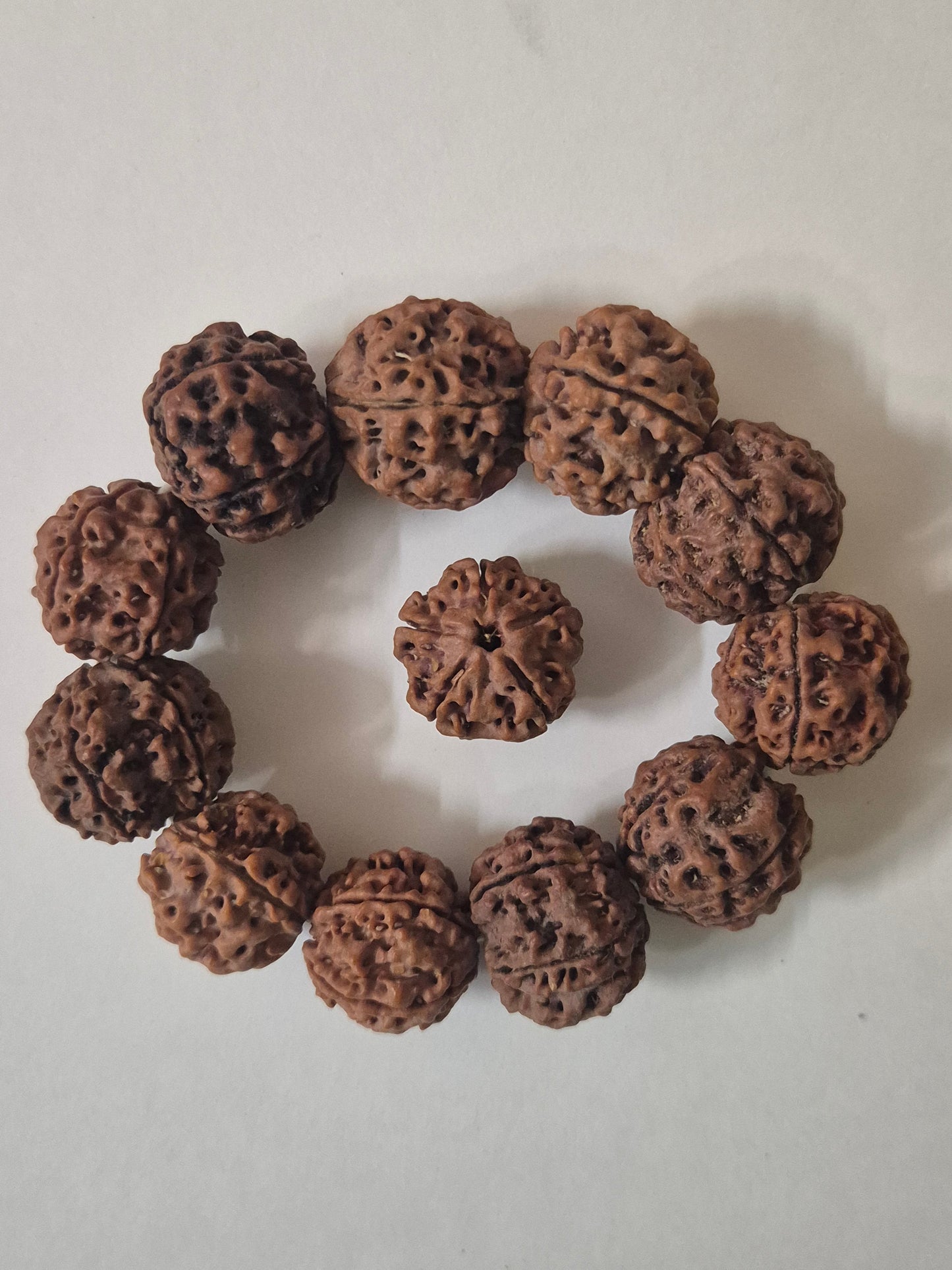 5 Mukhi Nepal Rudraksha Bracelet (18–20 mm) – X-Ray Certified Guru Beads for Balance & Protection