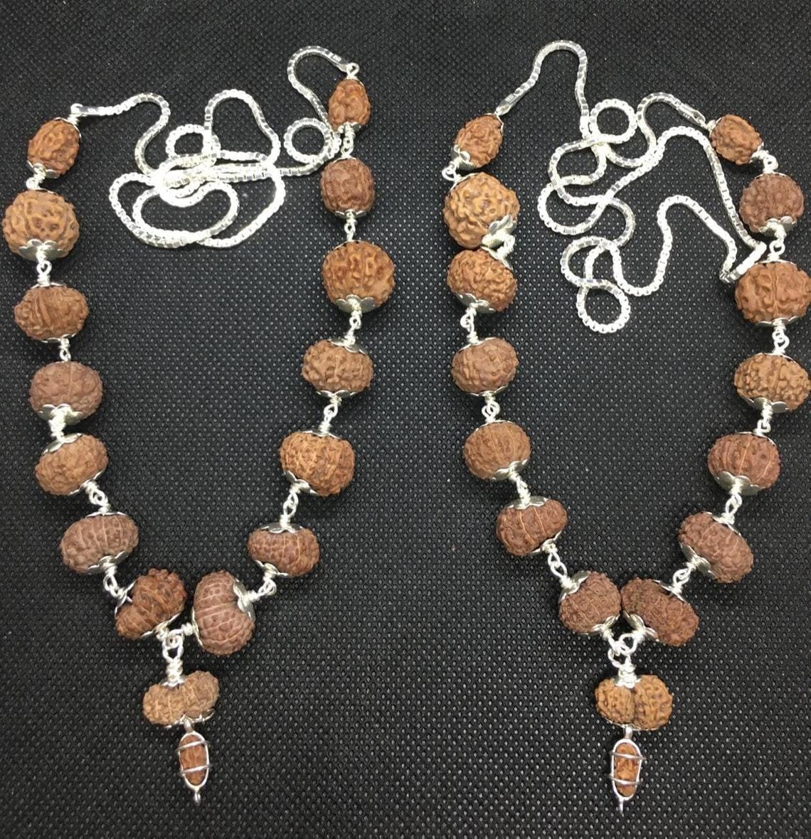 Mala Siddha Indonesia Cỡ Trung Bằng Bạc
