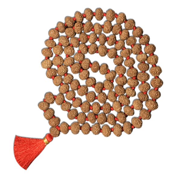 8 Mukhi Indonesian Rudraksha Mala 108 Beads (10mm-11mm)